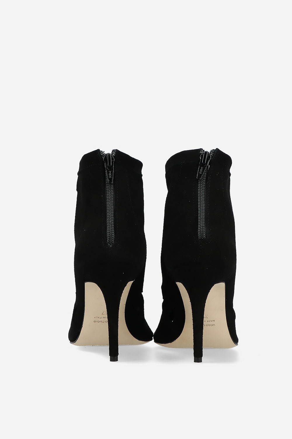 Heartless suede heels