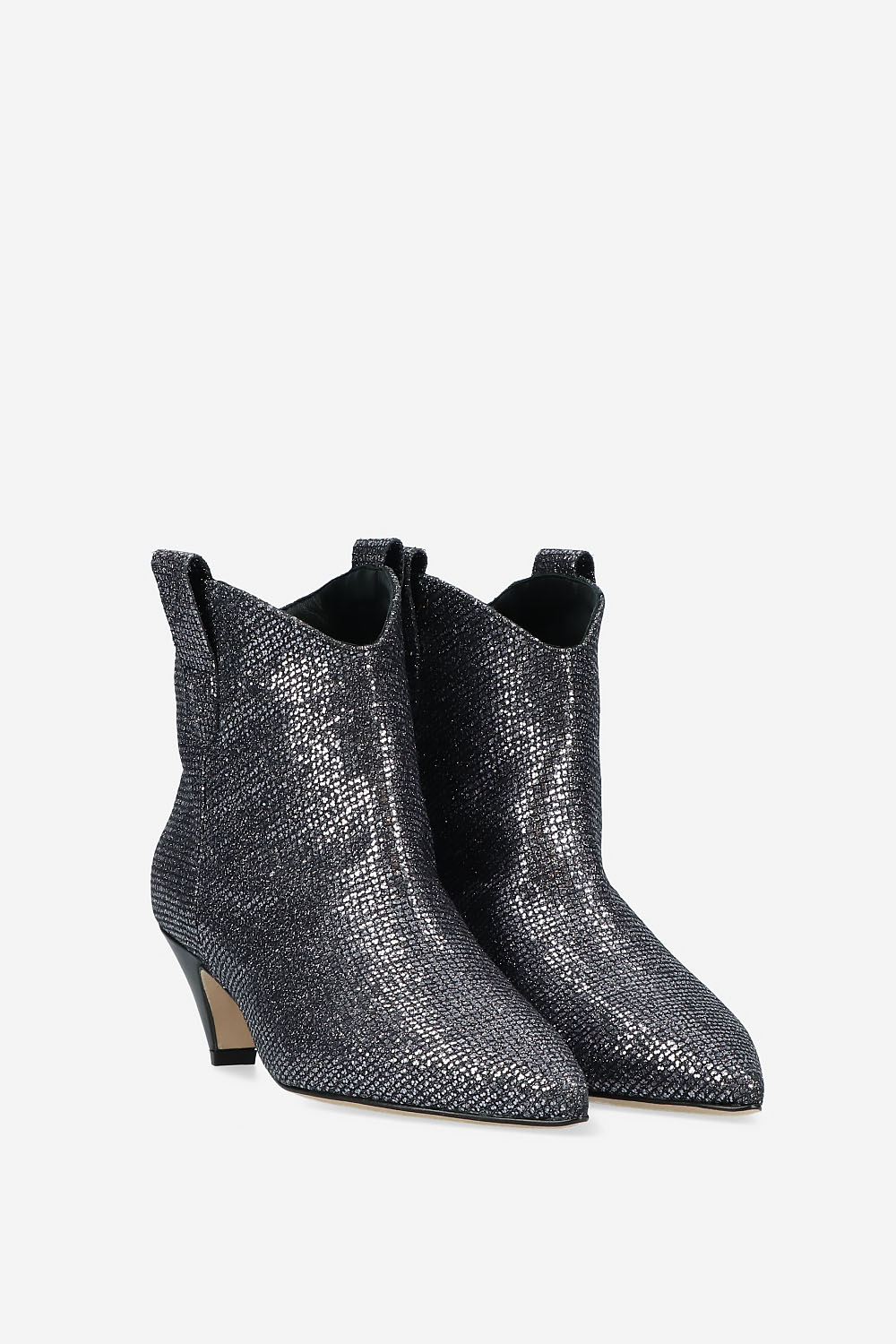 Evergreen metallic boots