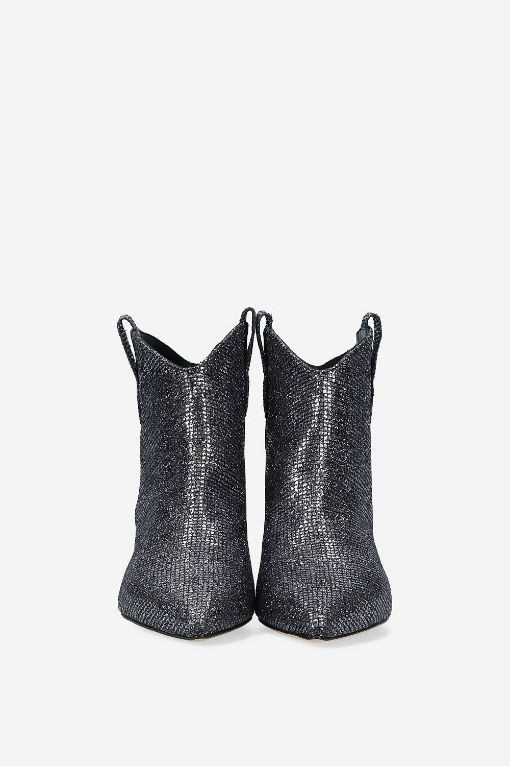 Evergreen metallic boots