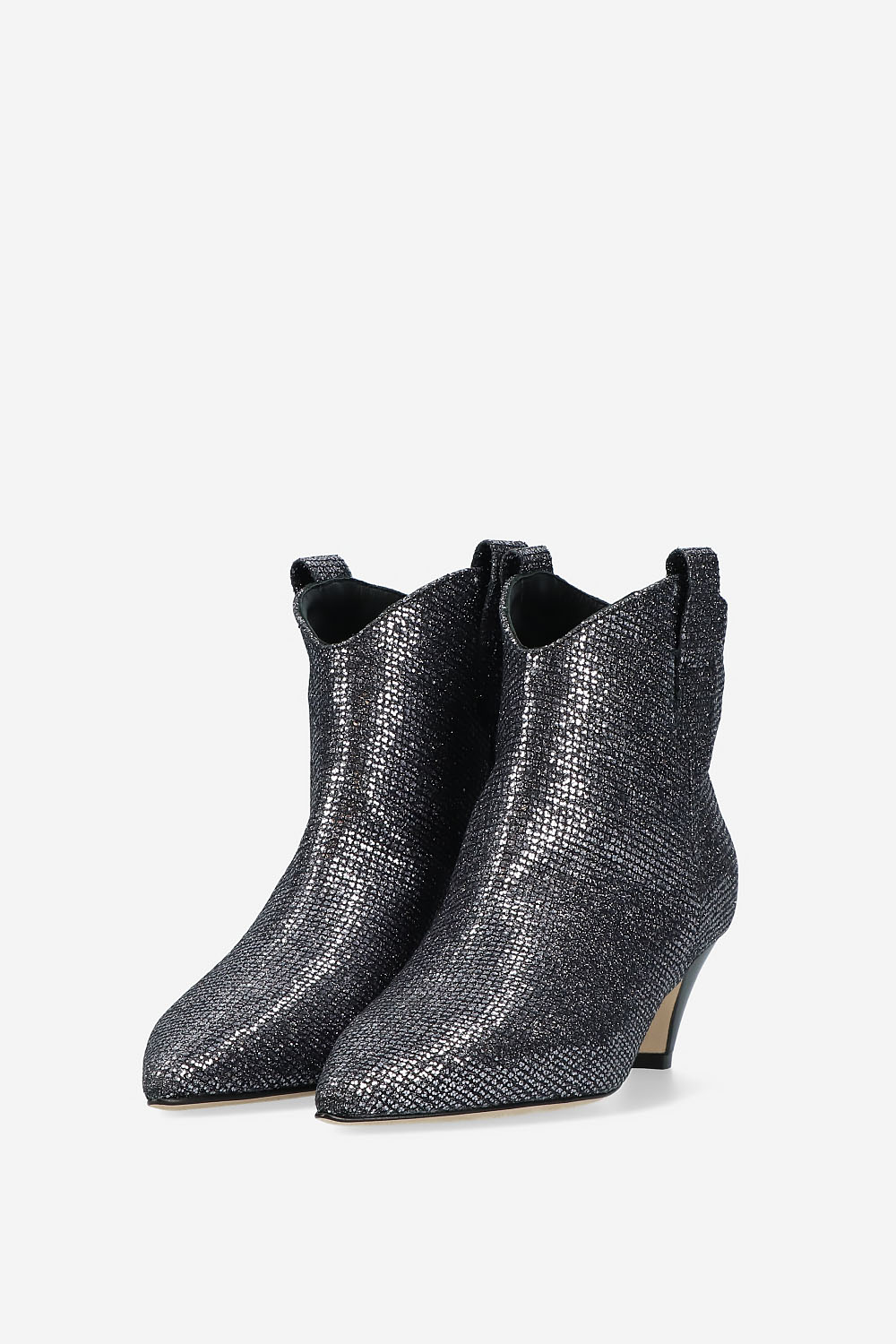 Evergreen metallic boots