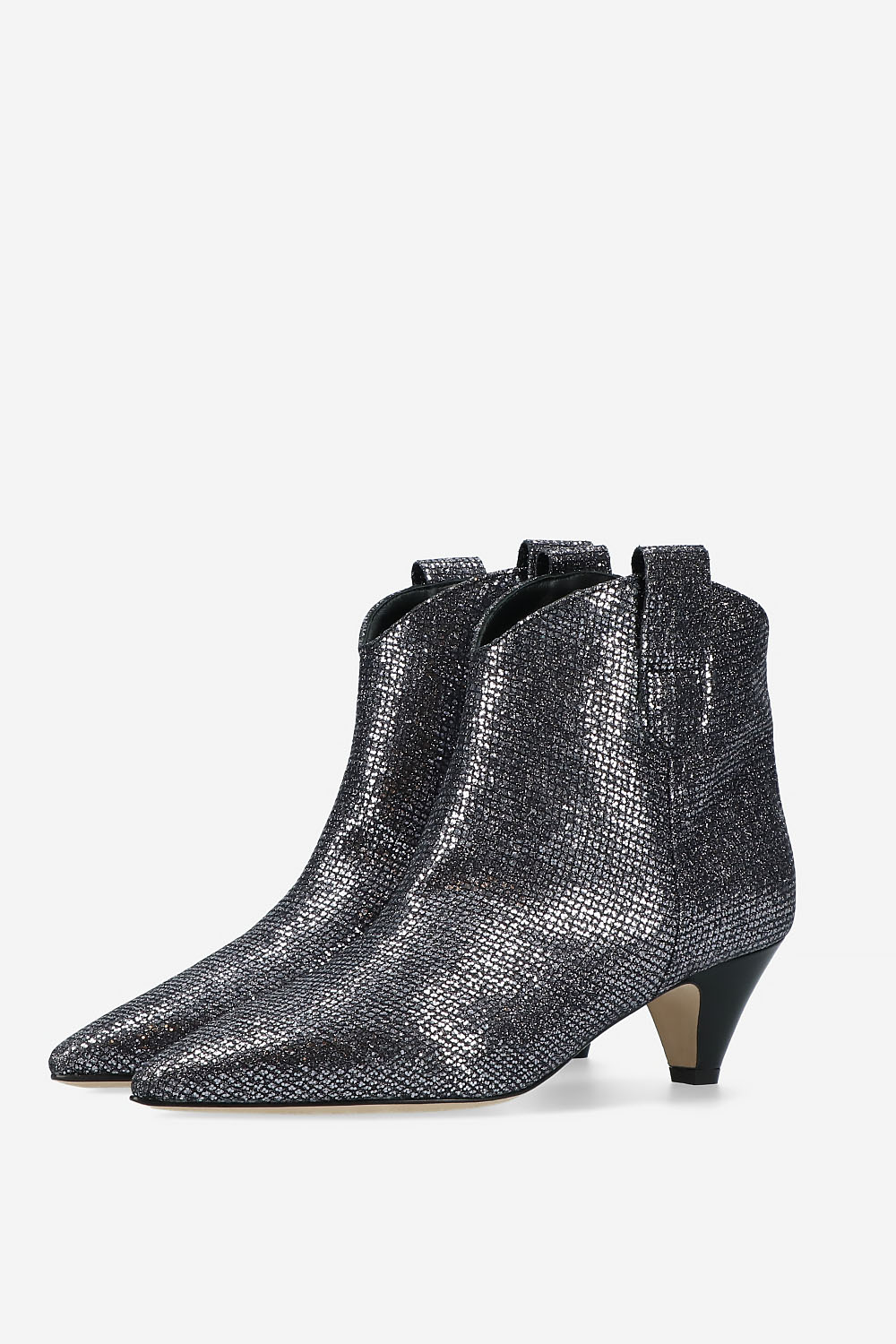 Evergreen metallic boots