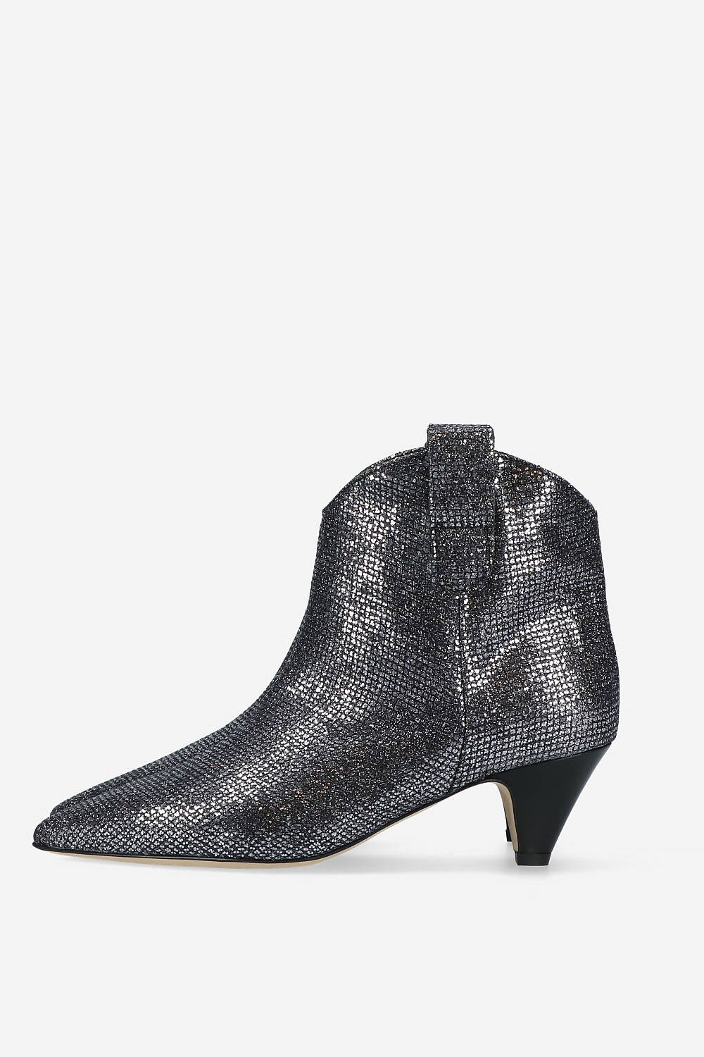 Evergreen metallic boots