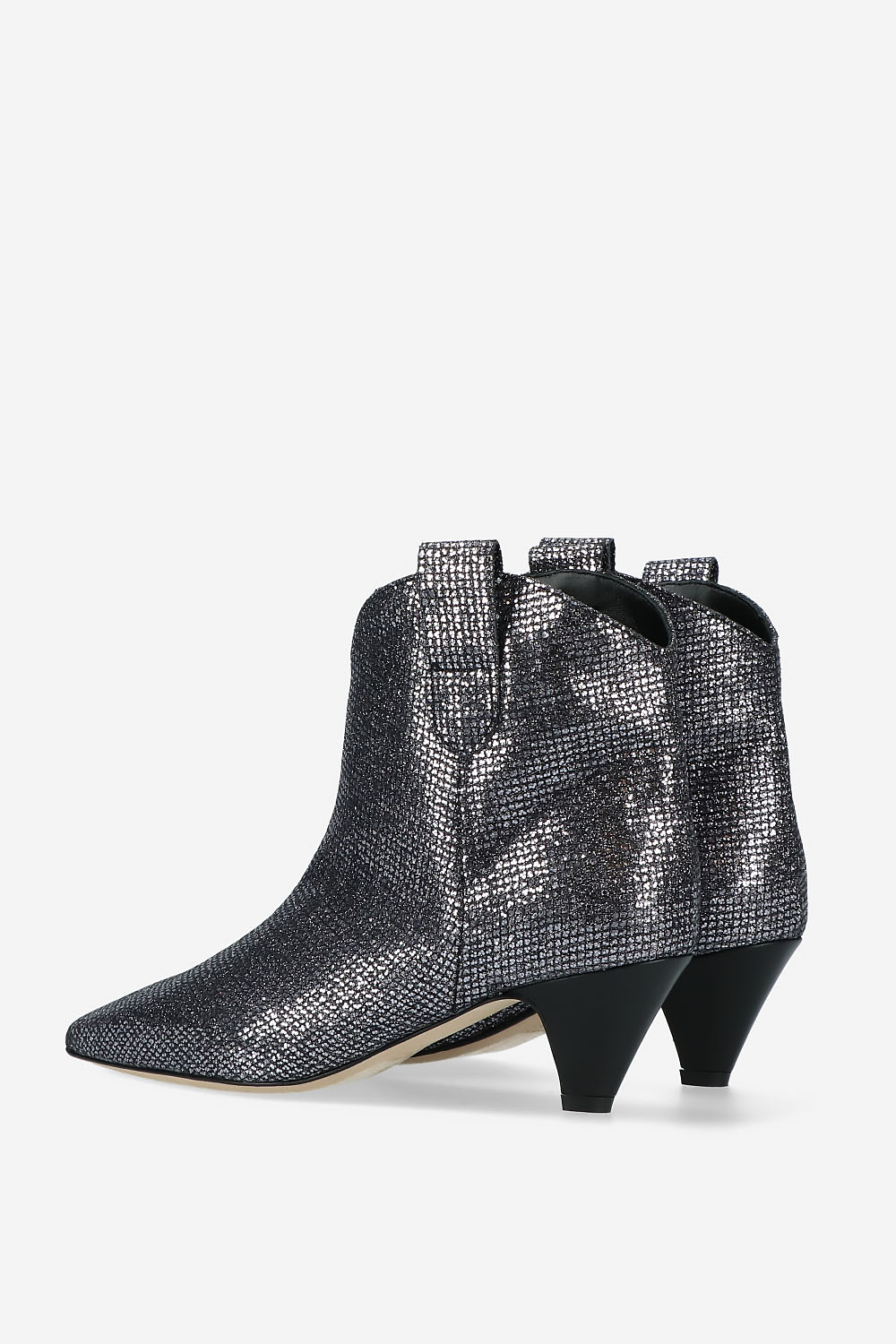 Evergreen metallic boots