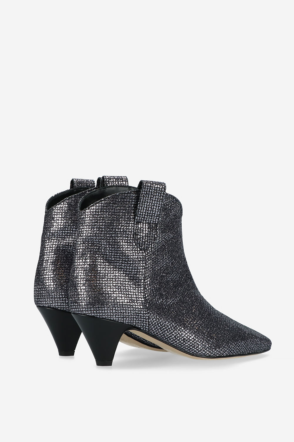 Evergreen metallic boots