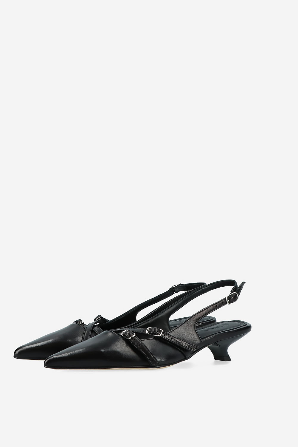 Bumb Love leather slingbacks