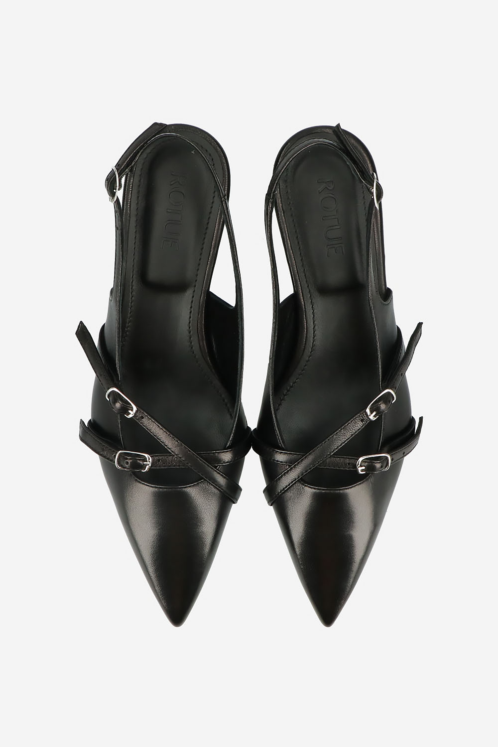 Bumb Love leather slingbacks