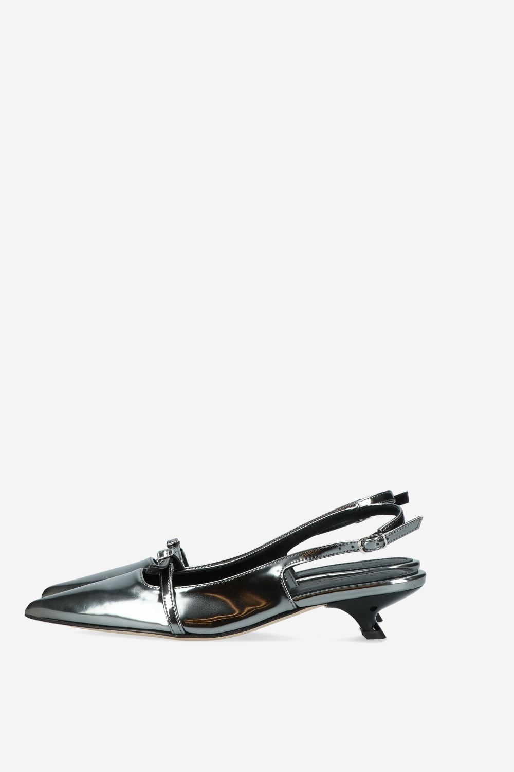 Wild Thoughts leather slingbacks