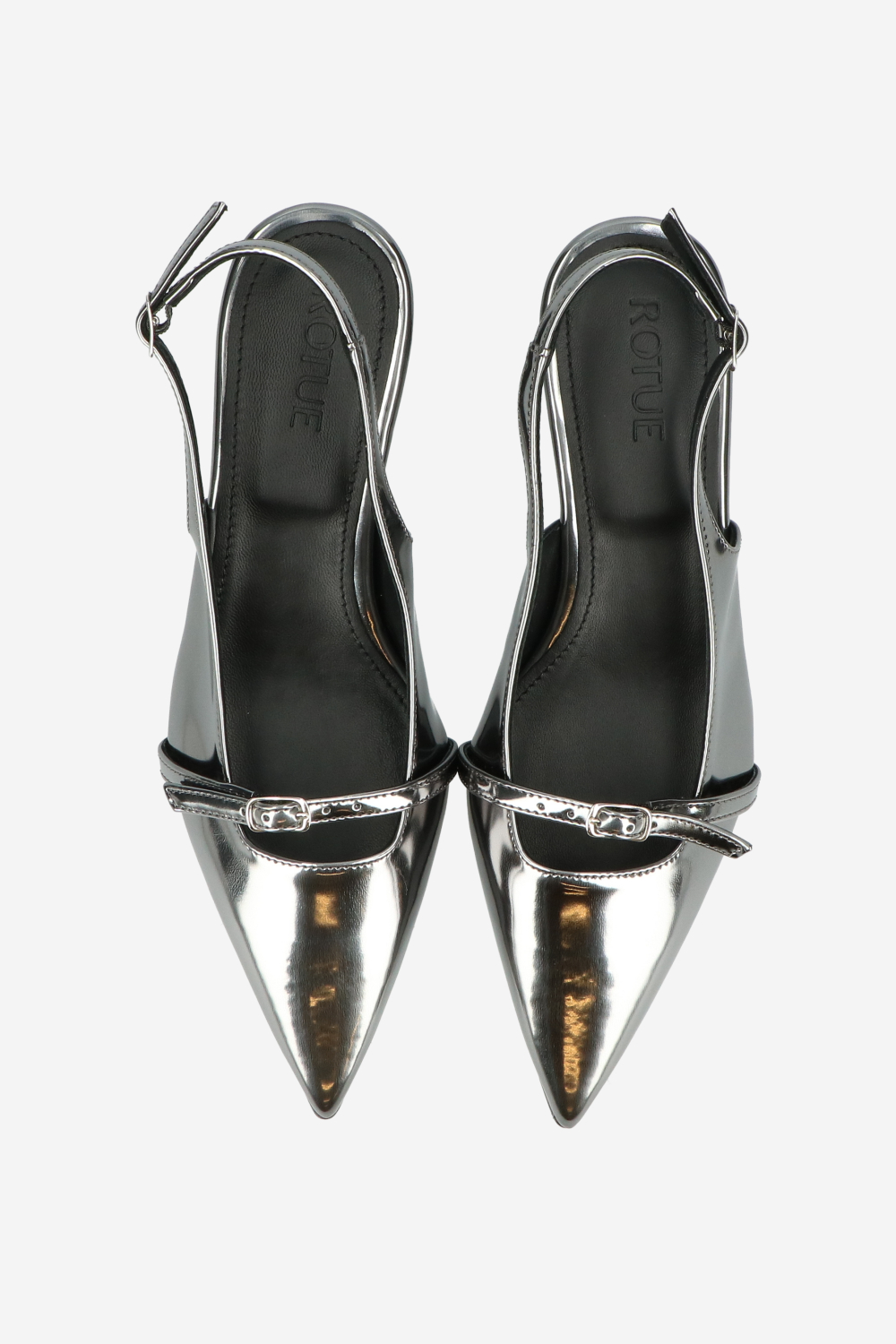 Wild Thoughts leather slingbacks