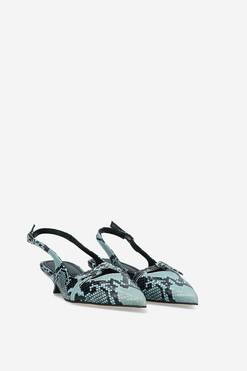 Wild Thoughts leather slingbacks