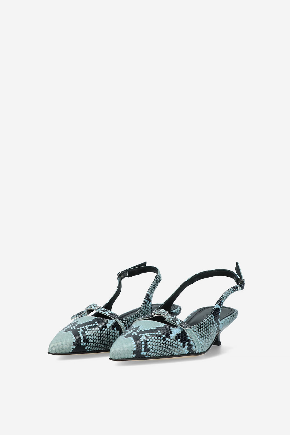 Wild Thoughts leather slingbacks