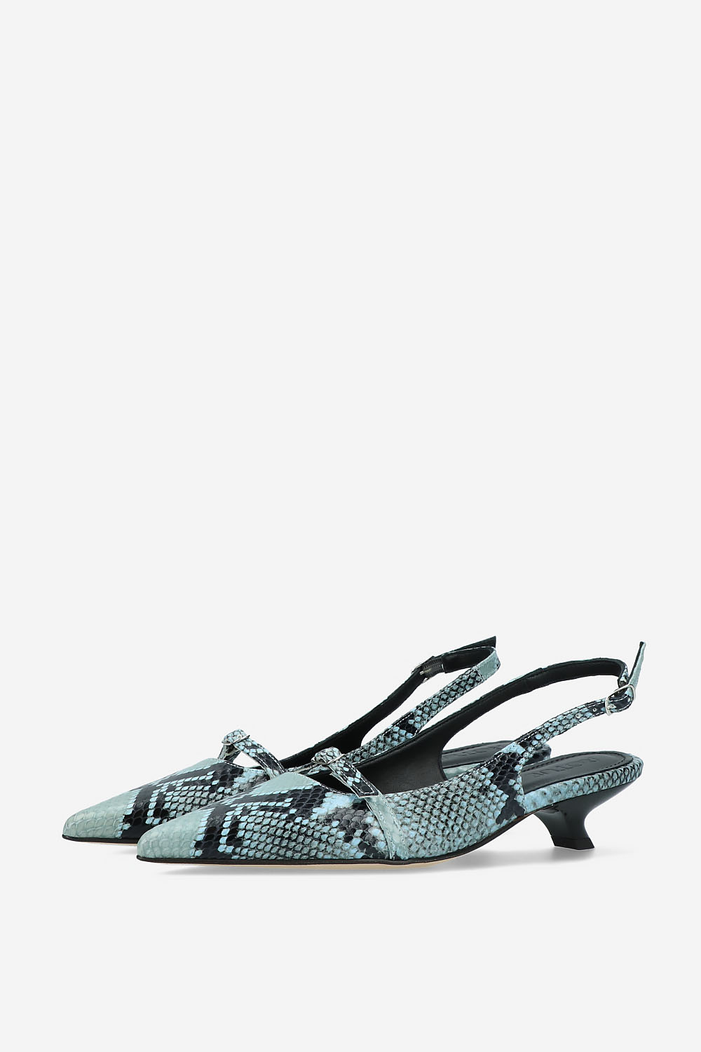 Wild Thoughts leather slingbacks