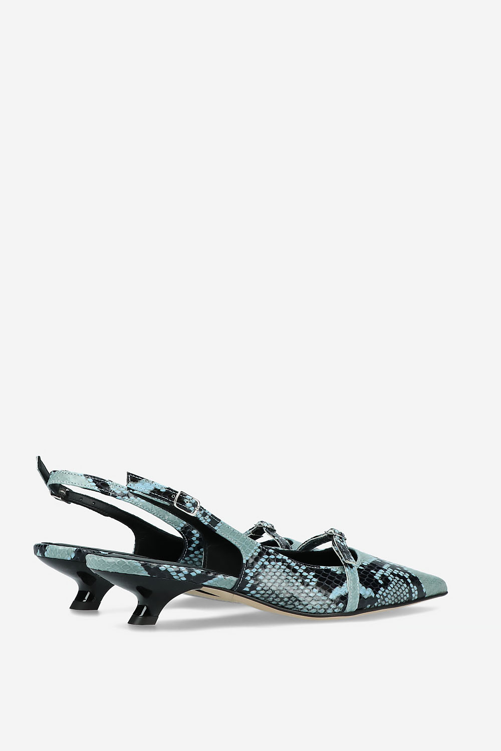 Wild Thoughts leather slingbacks