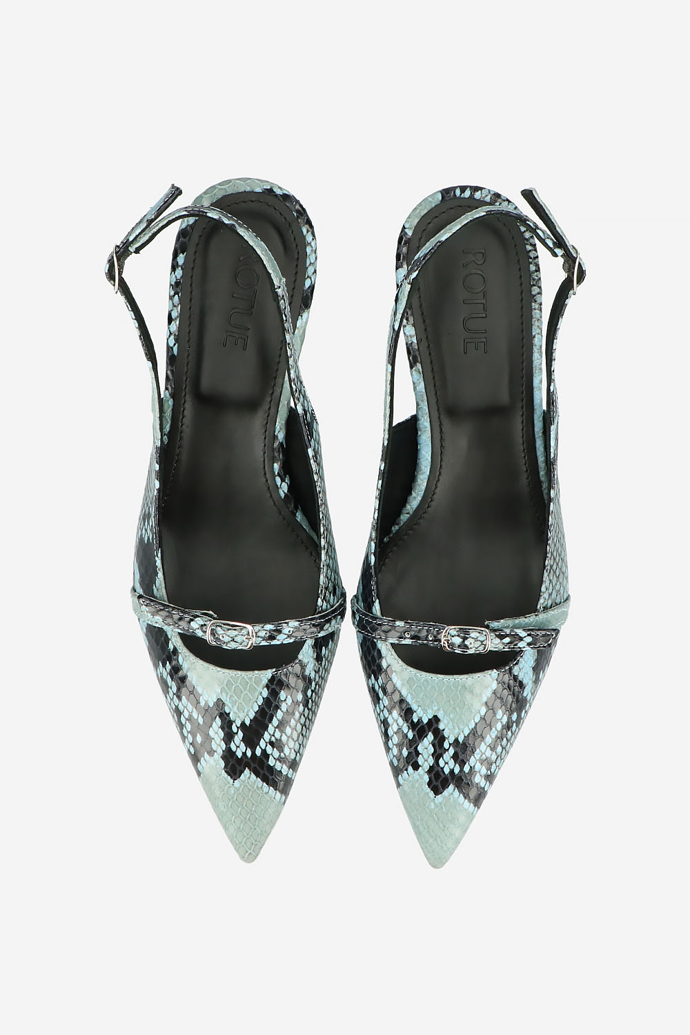 Wild Thoughts leather slingbacks