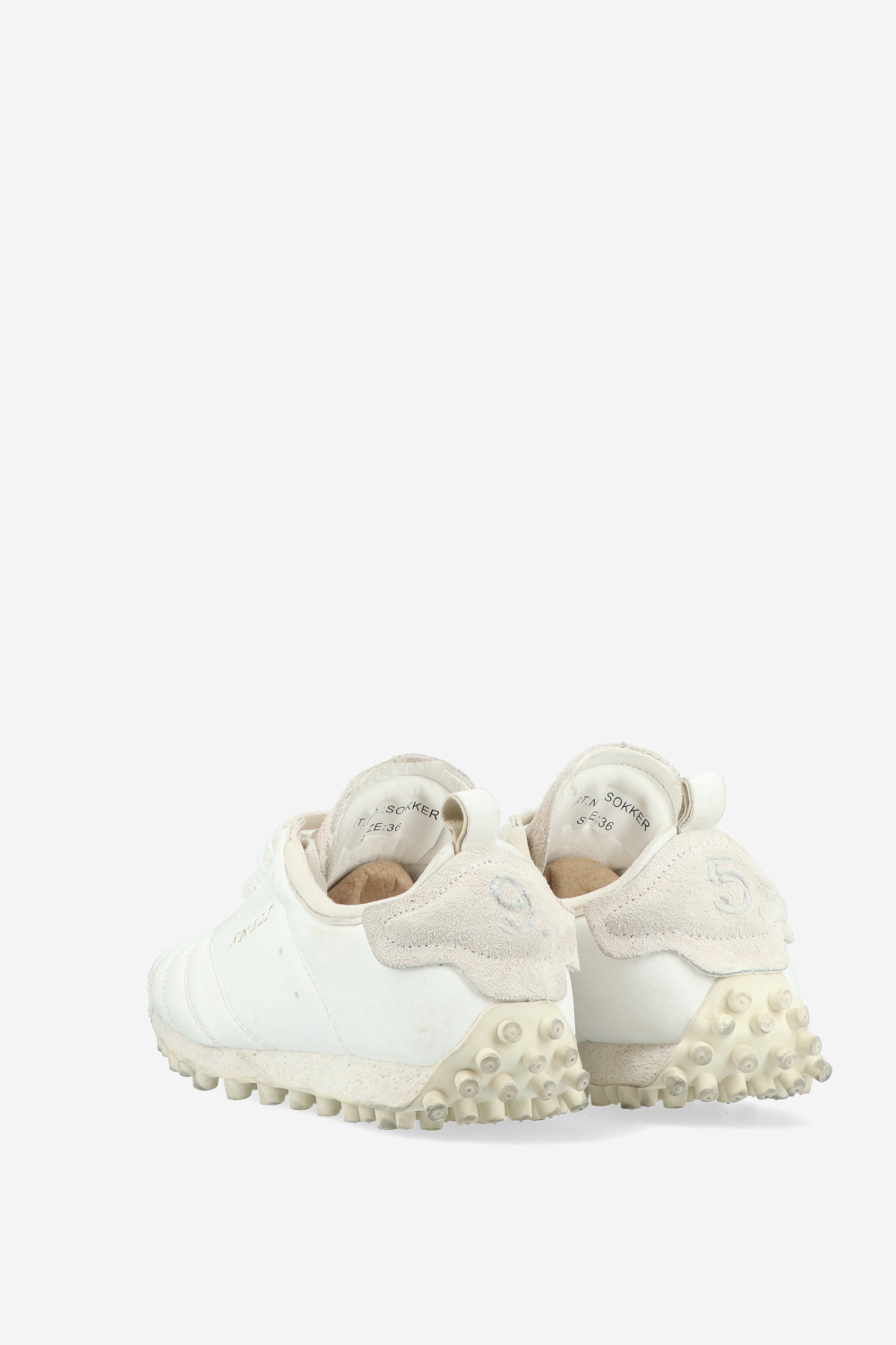 Sokker used leather sneakers