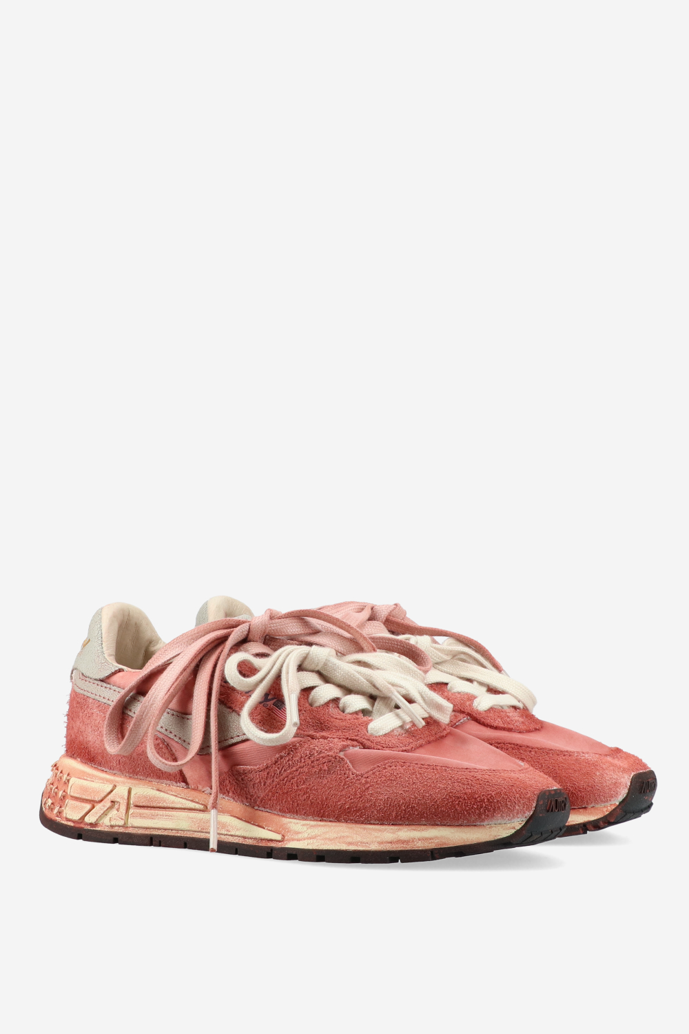 Autry - Reelwind super vintage leather sneakers