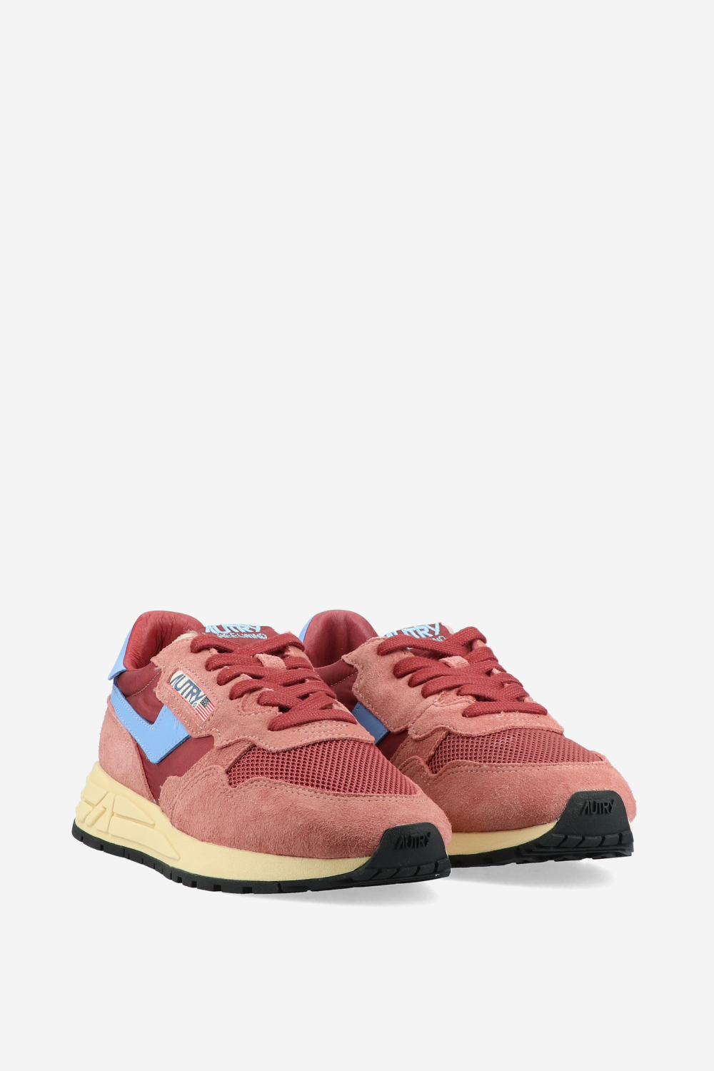 Reelwind low suede mesh sneakers