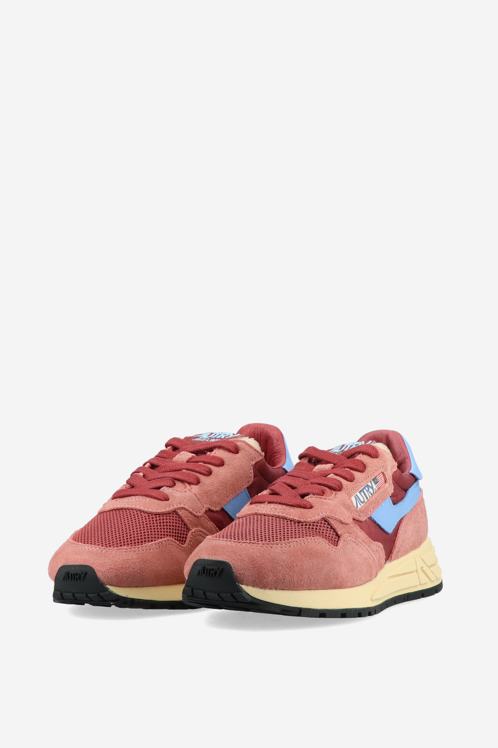 Reelwind low suede mesh sneakers