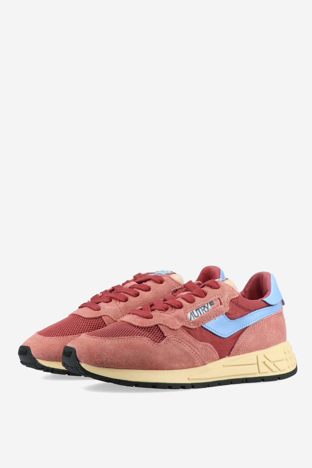 Reelwind low suede mesh sneakers