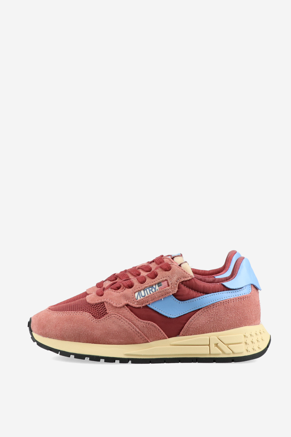 Reelwind low suede mesh sneakers