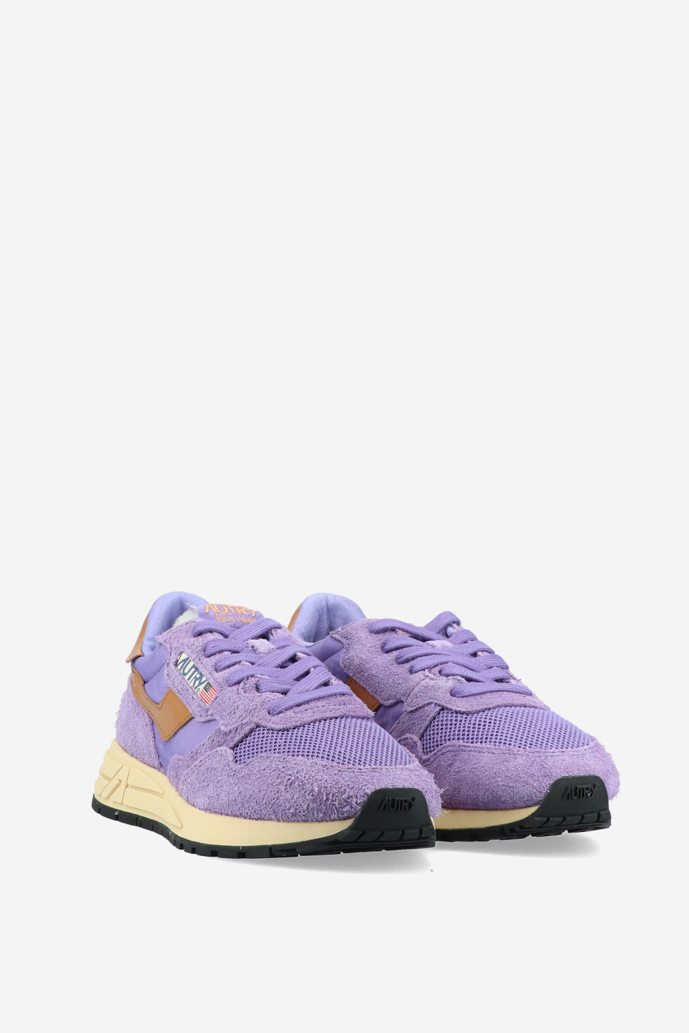 Reelwind low suede mesh sneakers