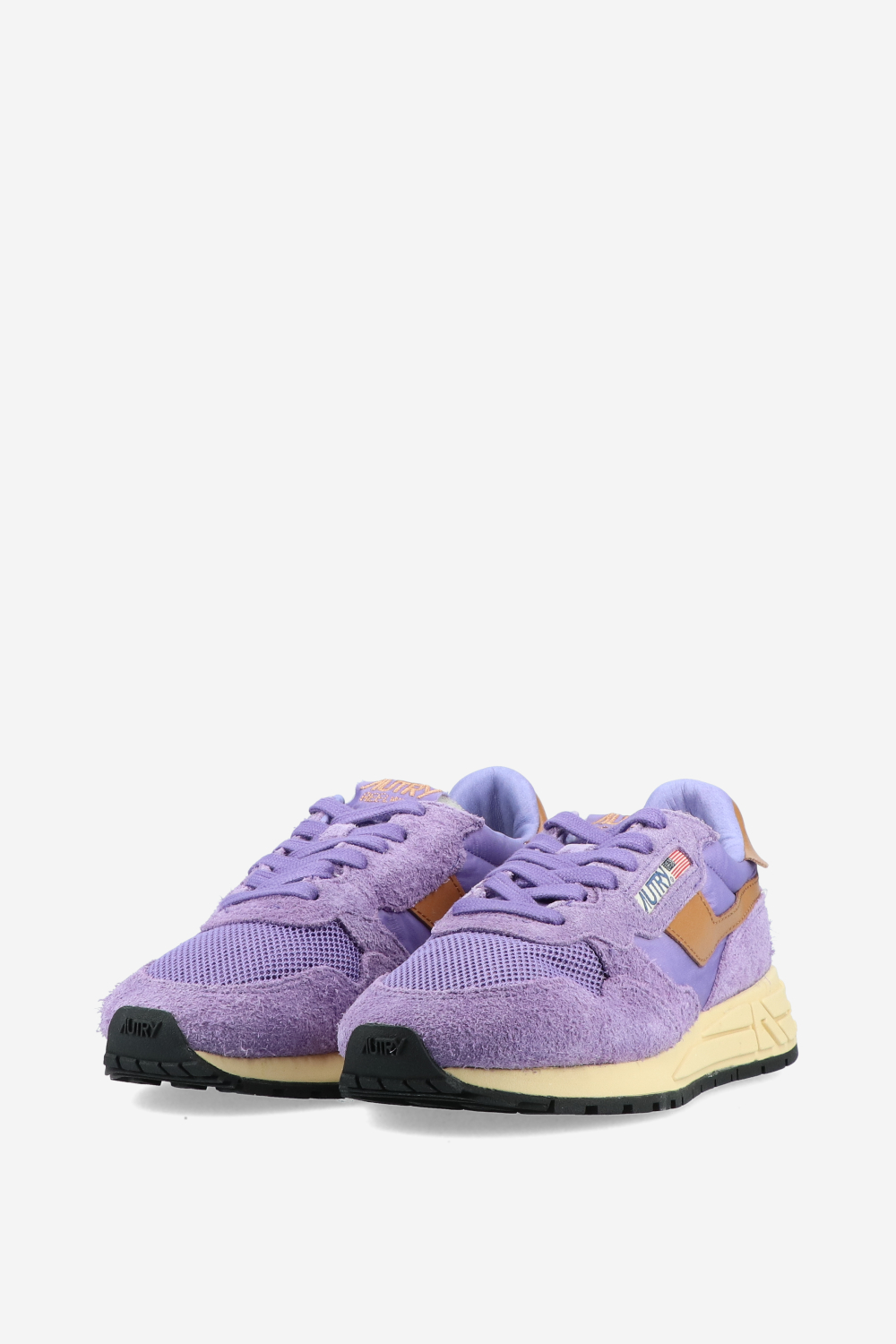 Reelwind low suede mesh sneakers