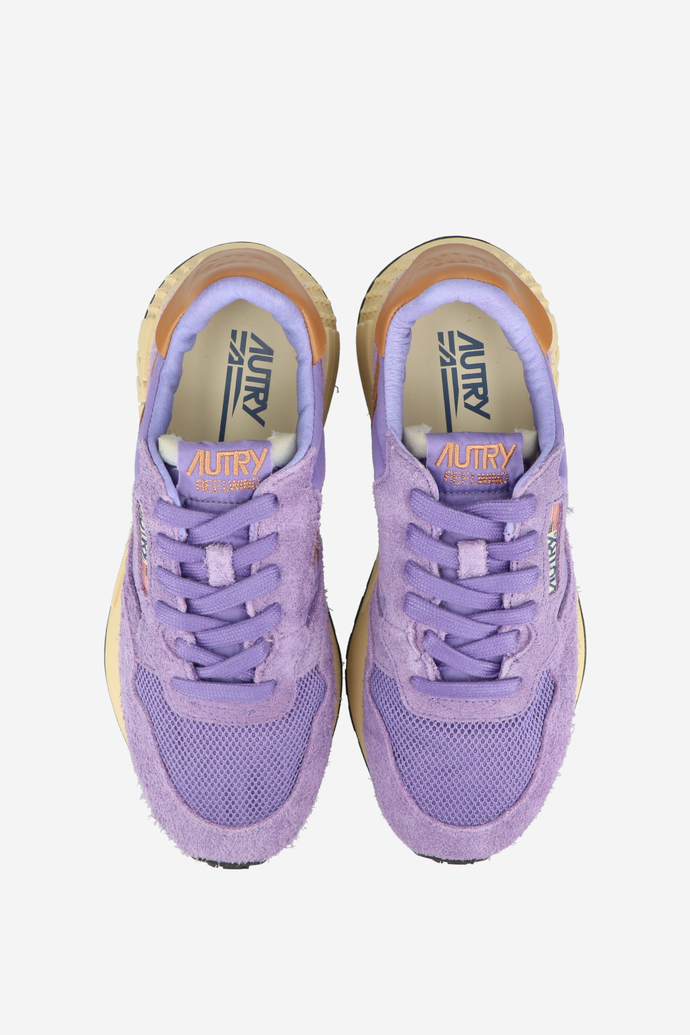 Reelwind low suede mesh sneakers