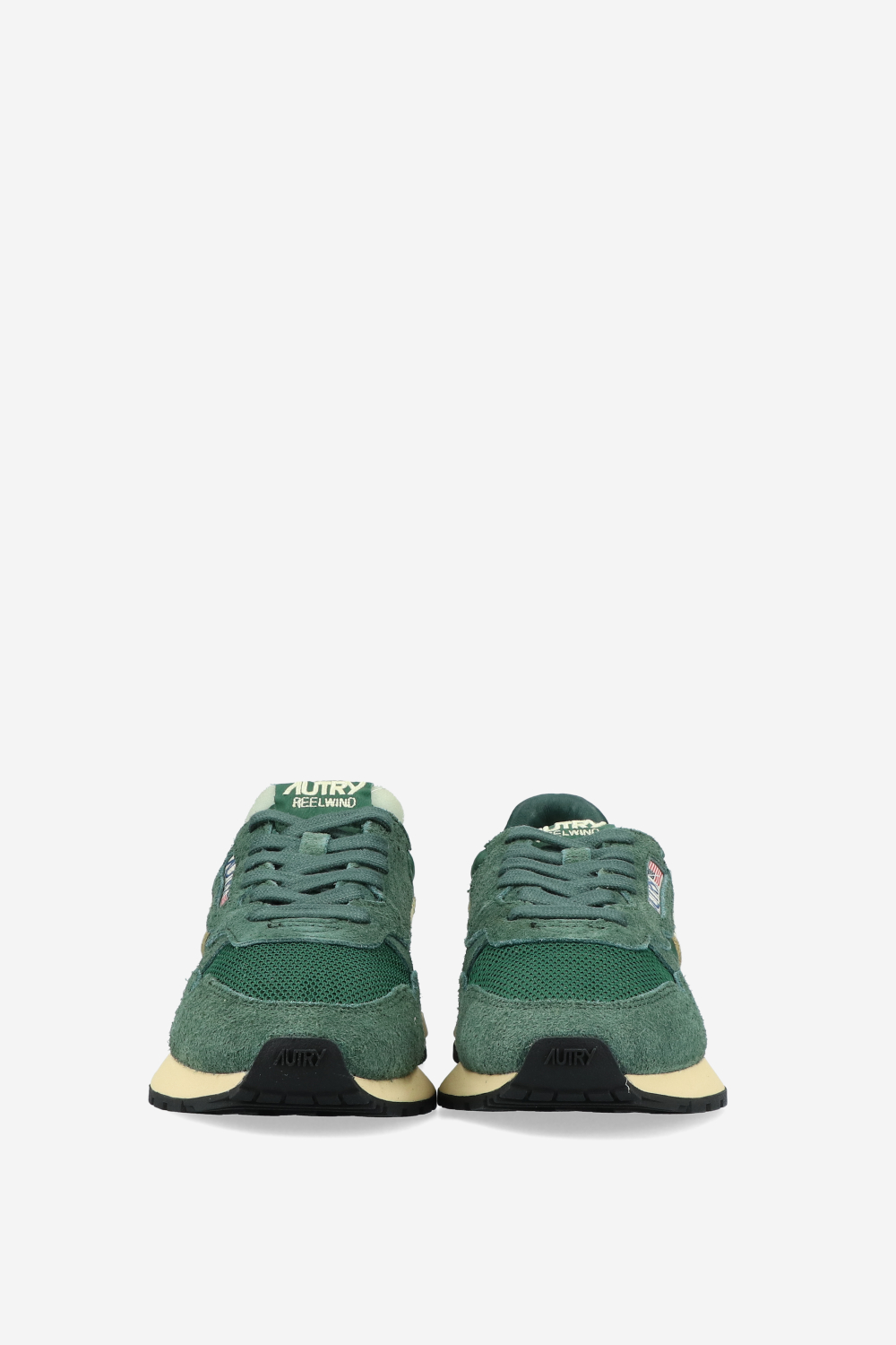 Reelwind low suede mesh sneakers