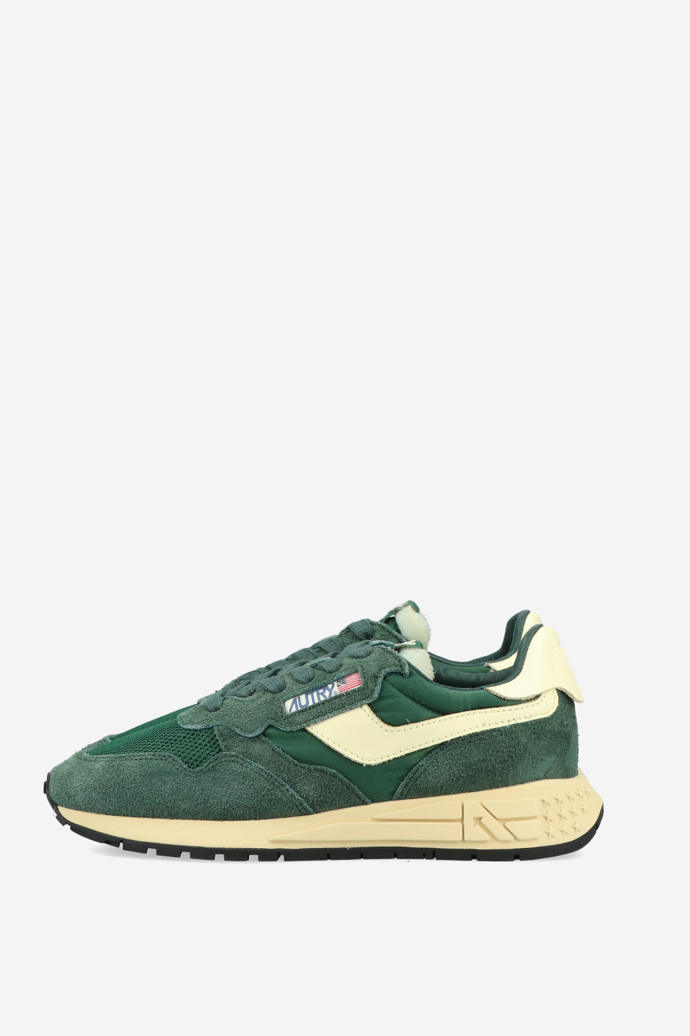 Reelwind low suede mesh sneakers