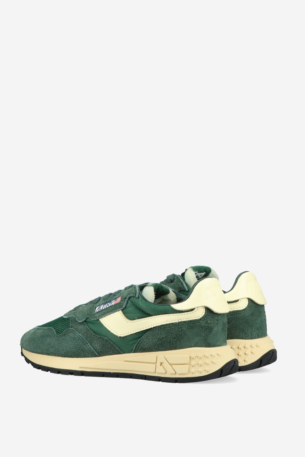 Reelwind low suede mesh sneakers