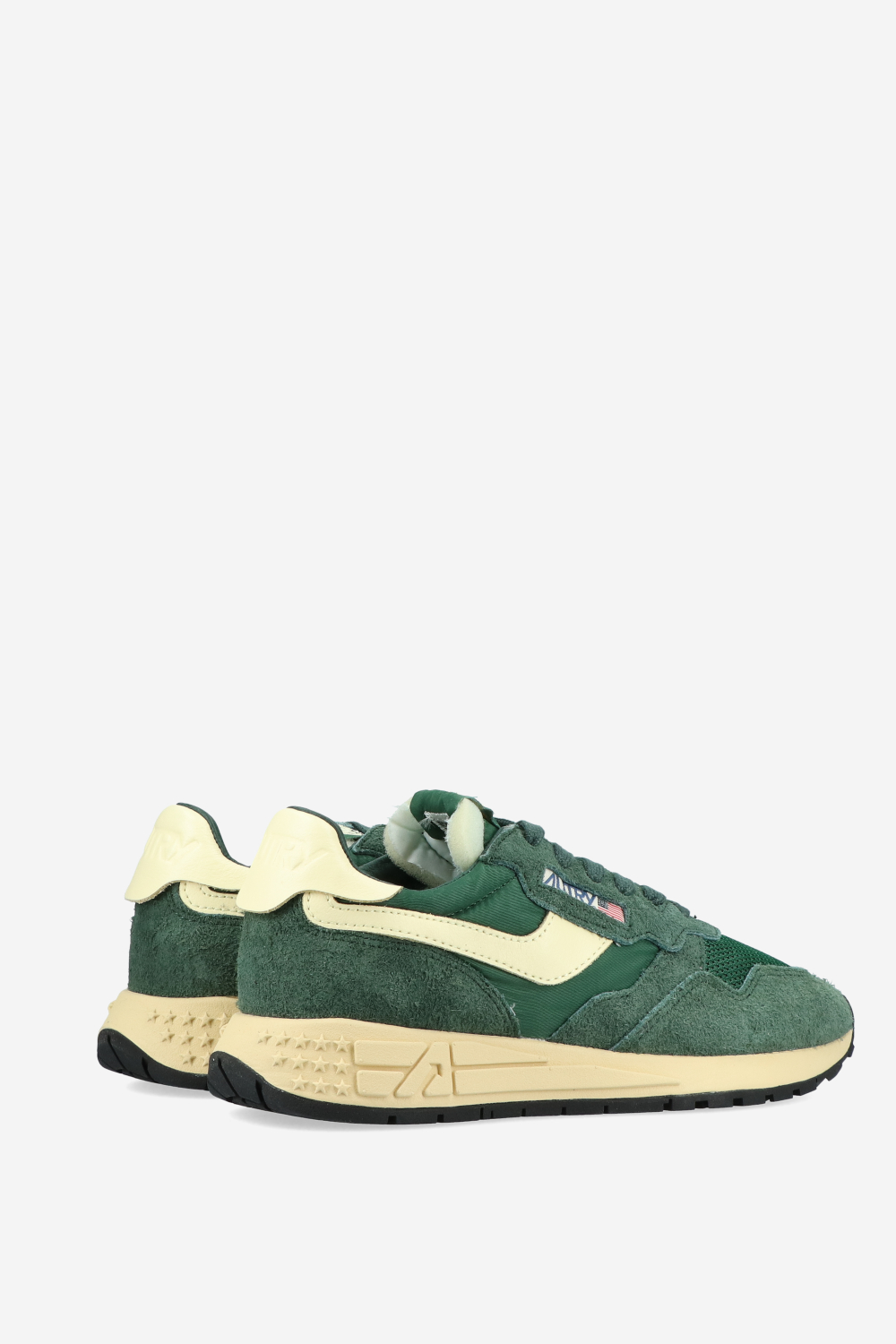 Reelwind low suede mesh sneakers