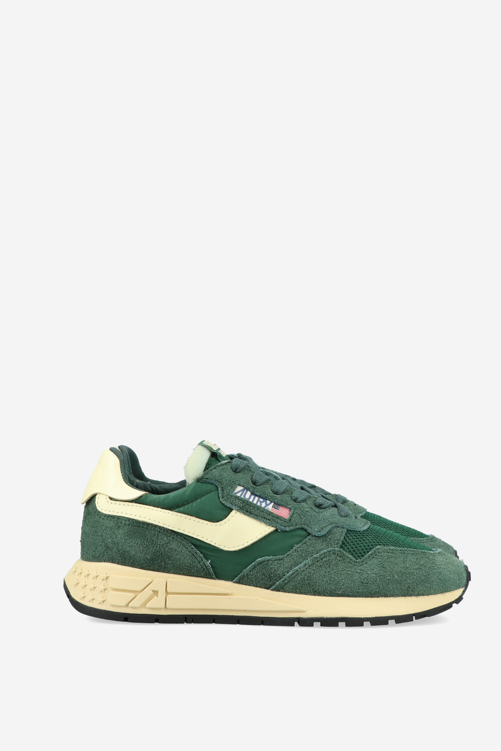 Reelwind low suede mesh sneakers