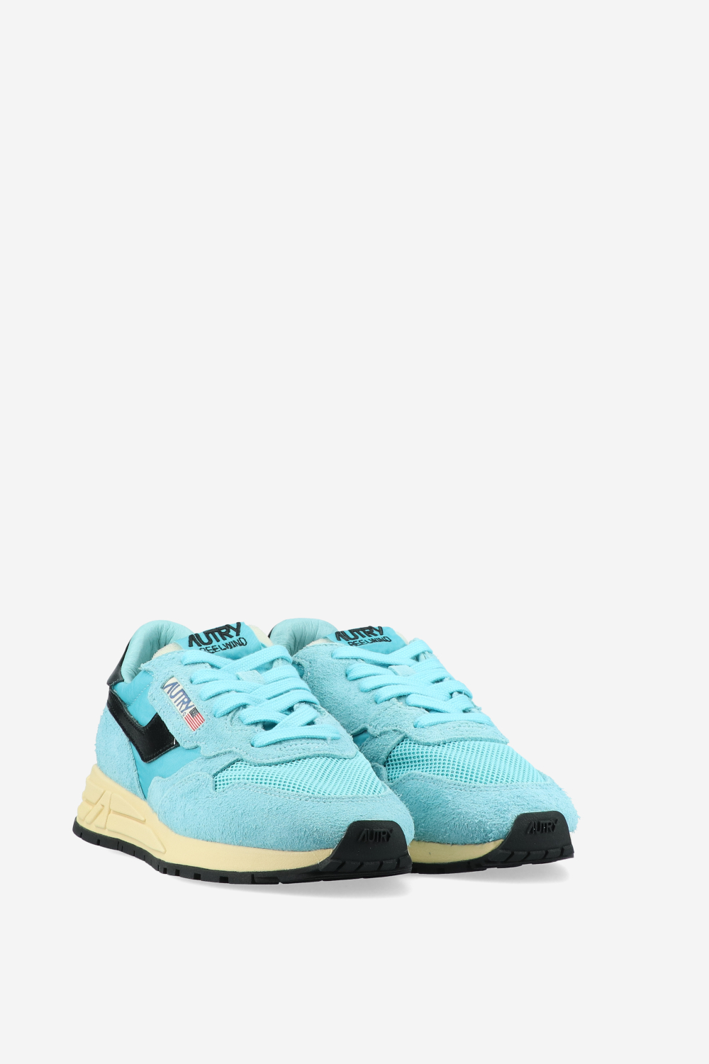 Reelwind low suede mesh sneakers