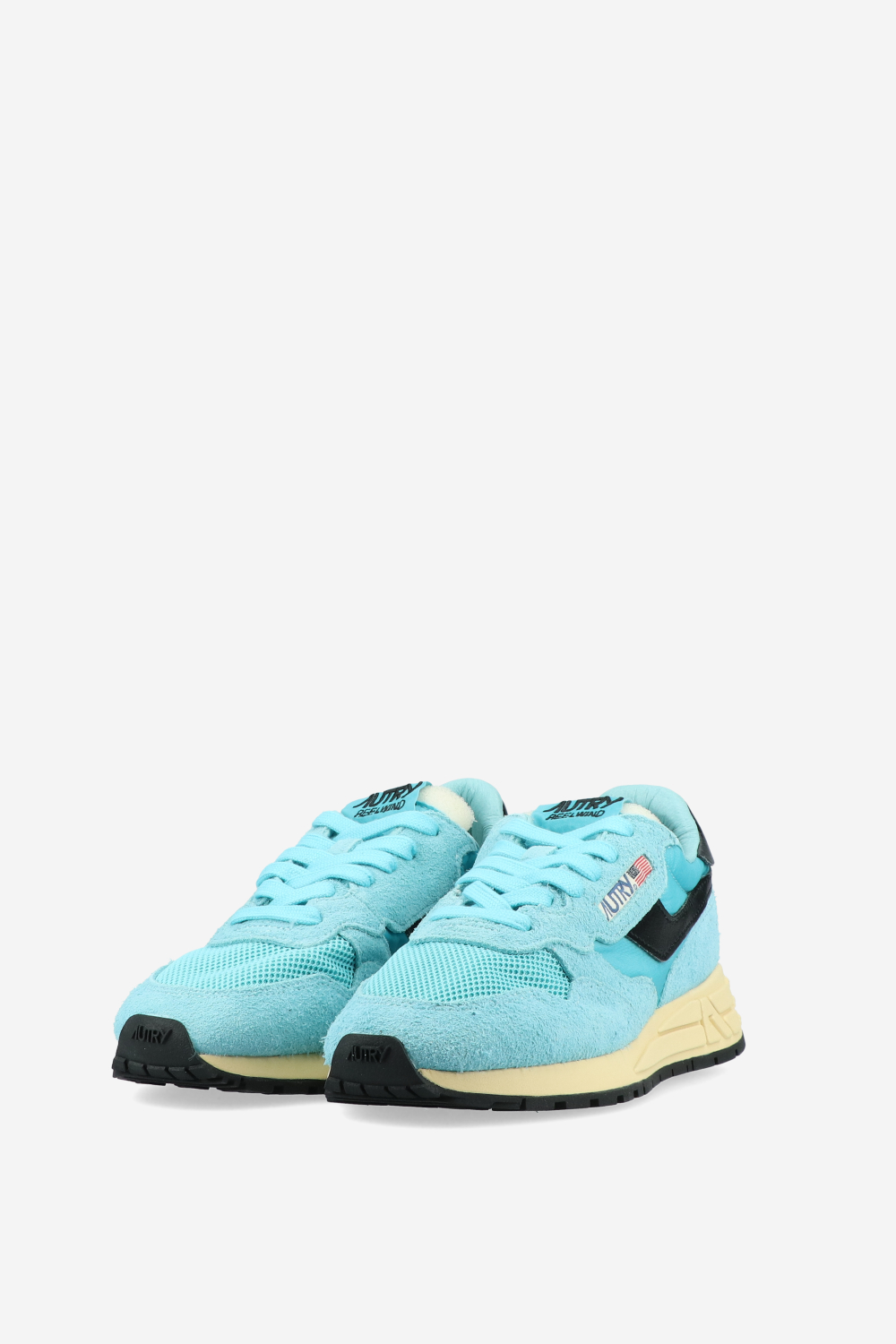 Reelwind low suede mesh sneakers