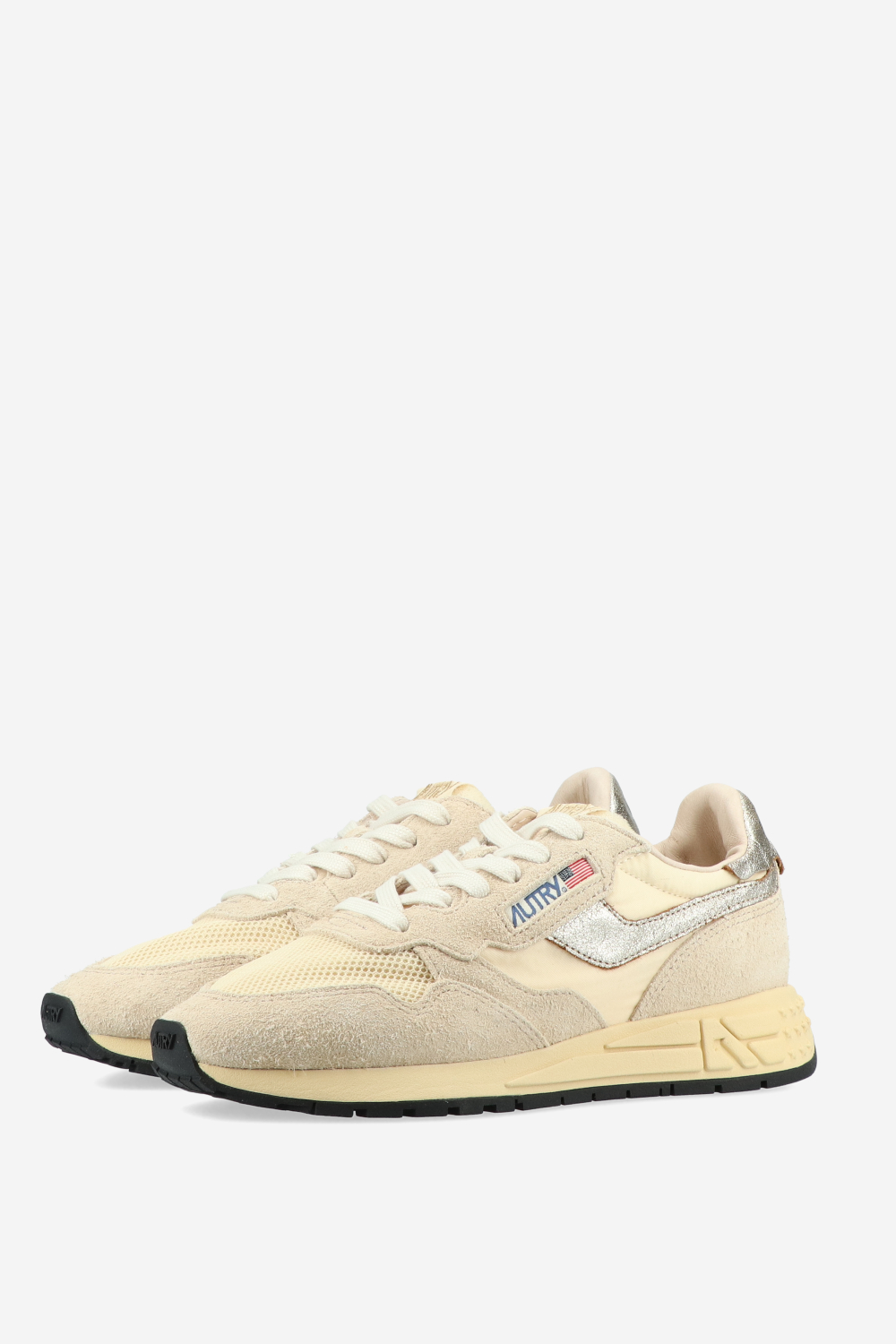 Reelwind low suede mesh sneakers