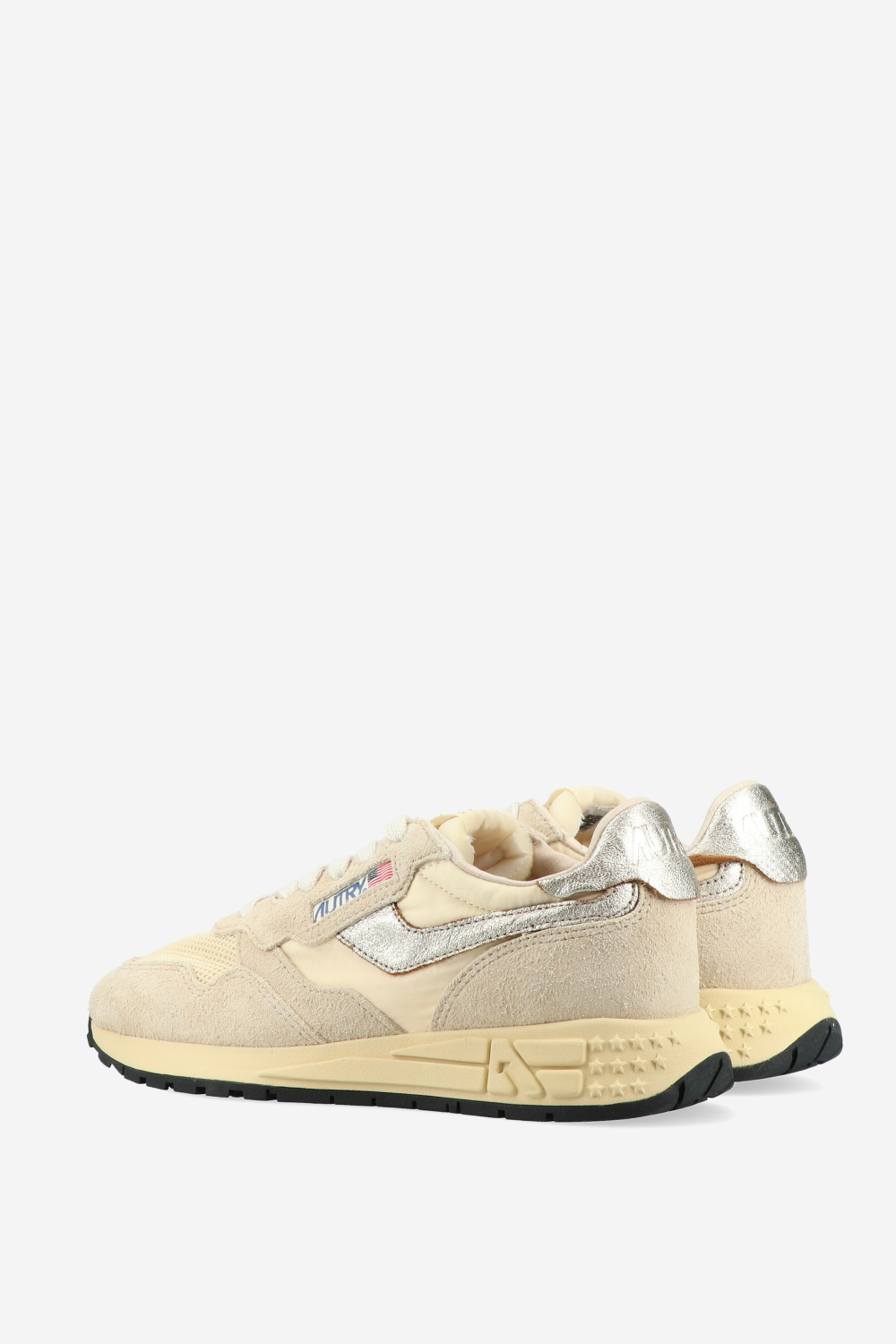 Reelwind low suede mesh sneakers