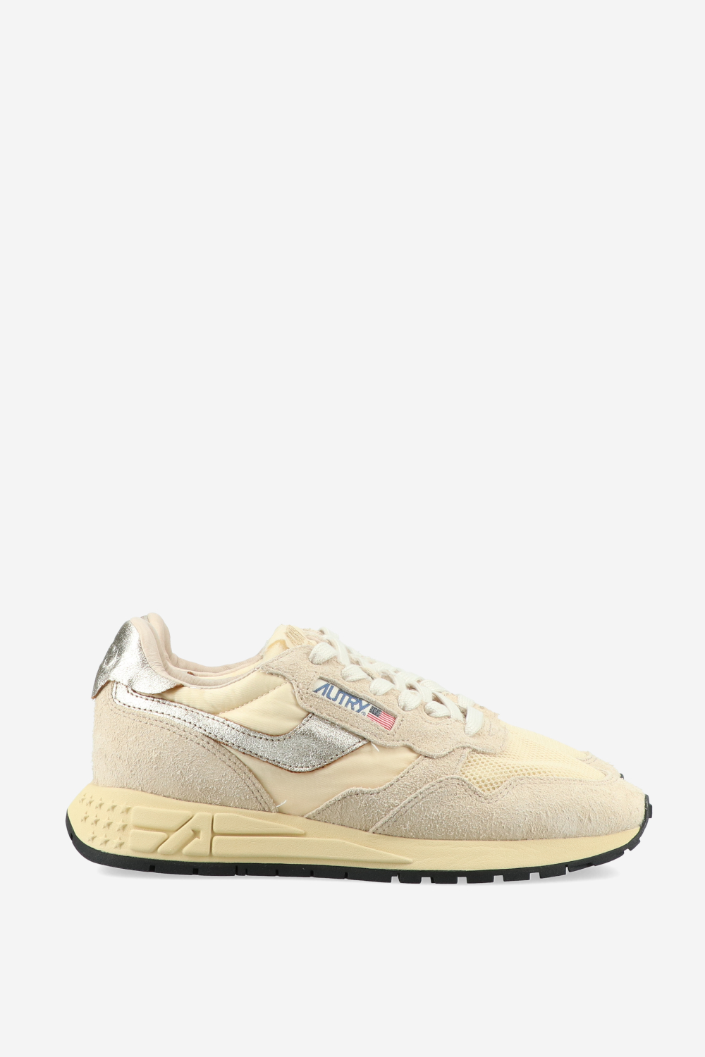 Reelwind low suede mesh sneakers