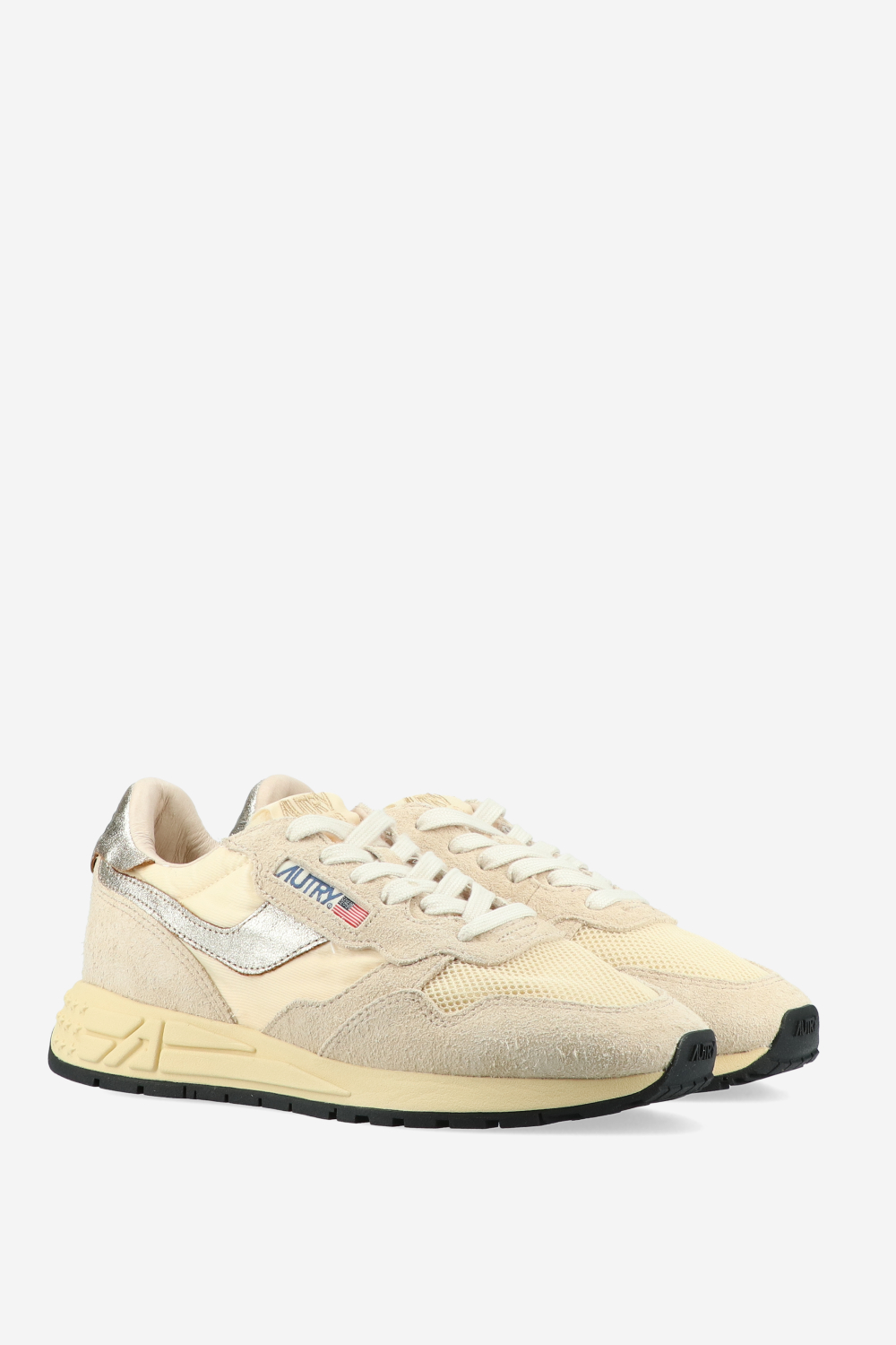 Autry - Reelwind low suede mesh sneakers