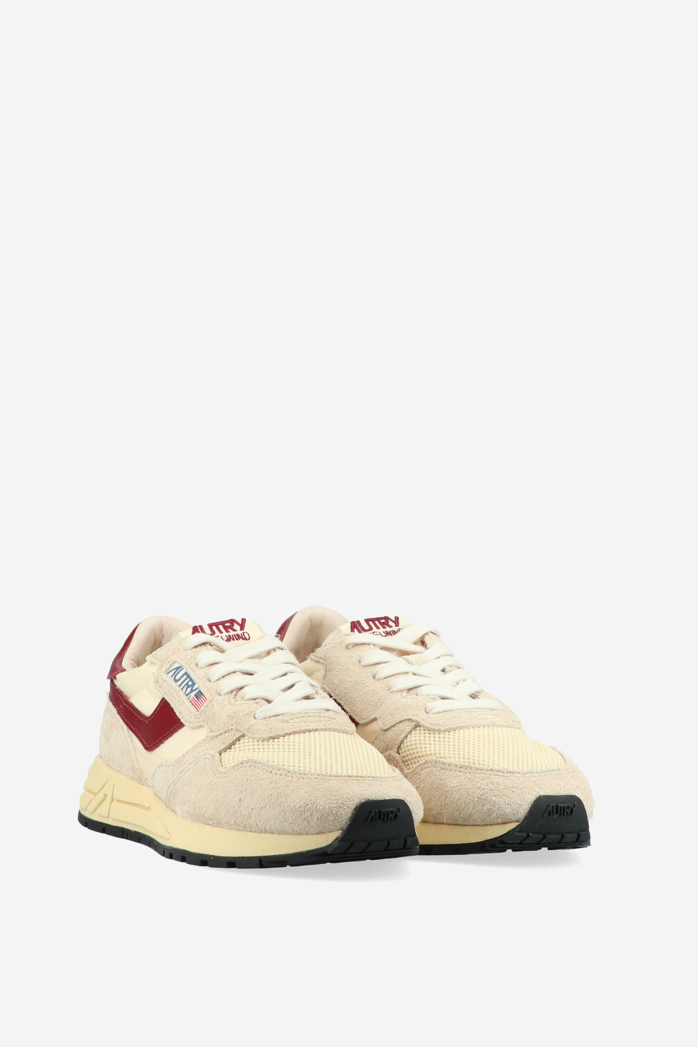 Reelwind low suede mesh sneakers