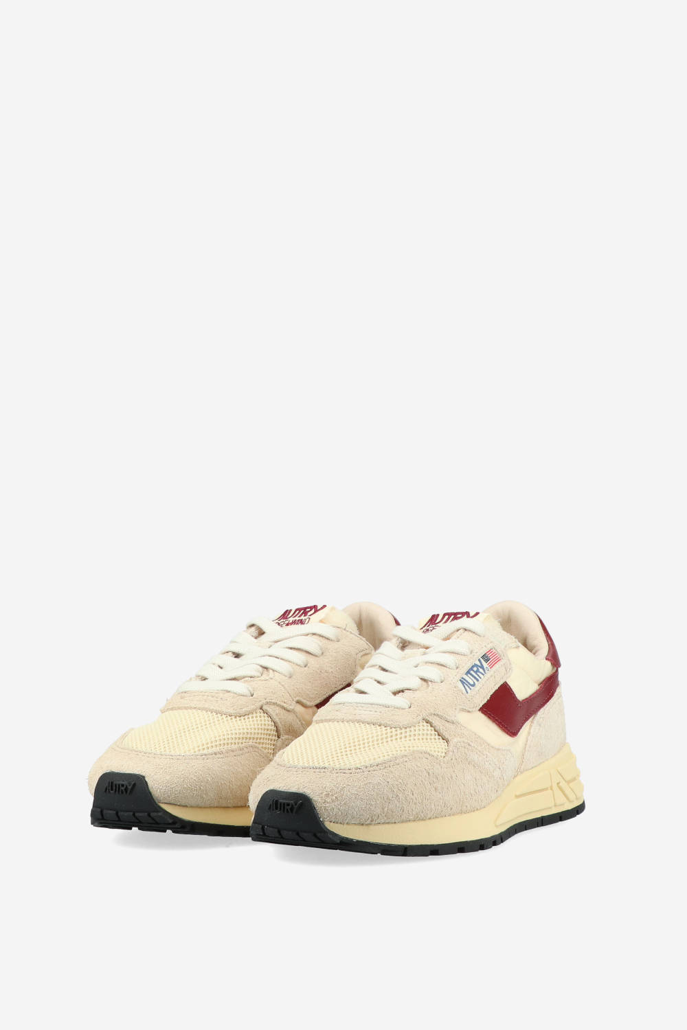 Reelwind low suede mesh sneakers