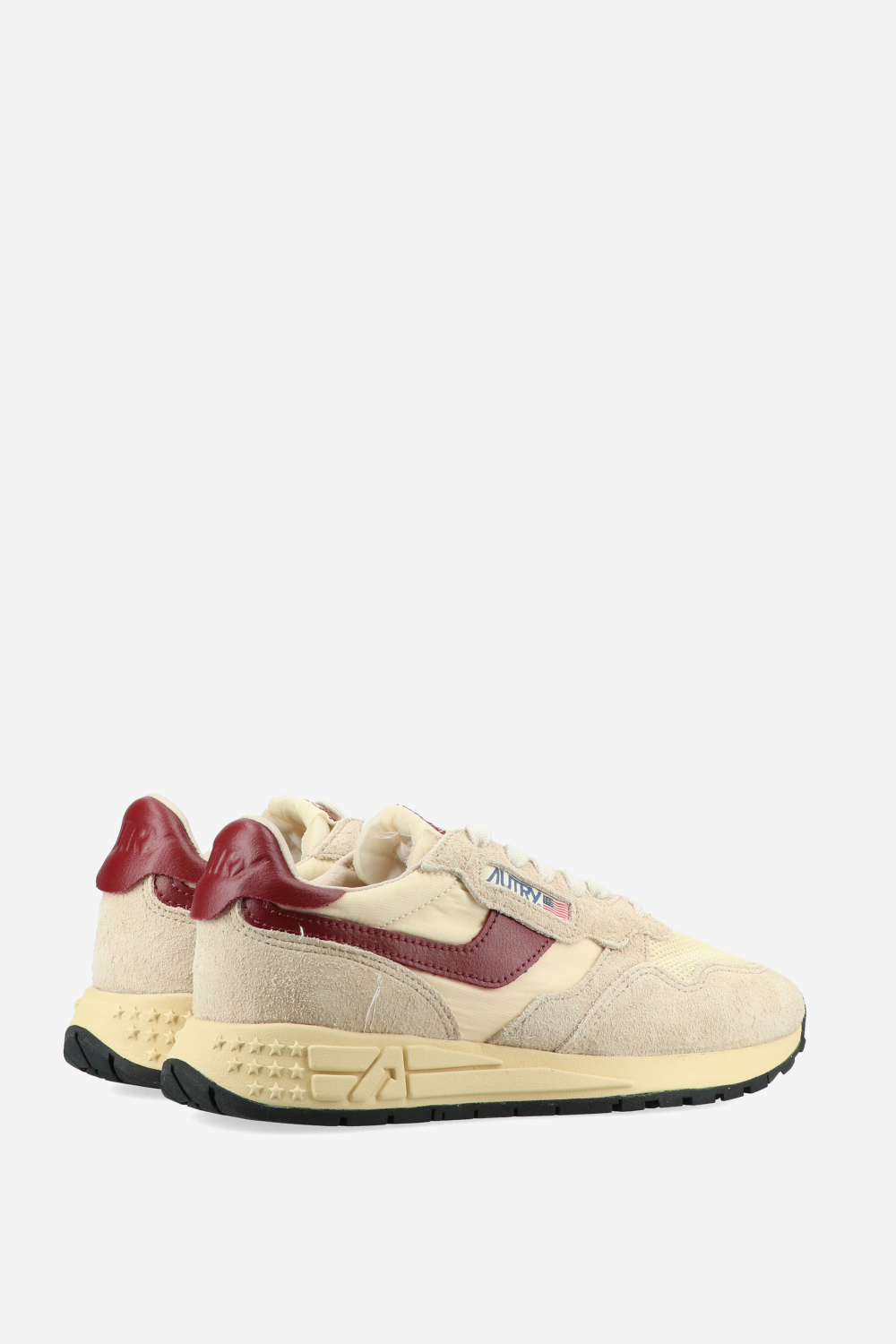 Reelwind low suede mesh sneakers