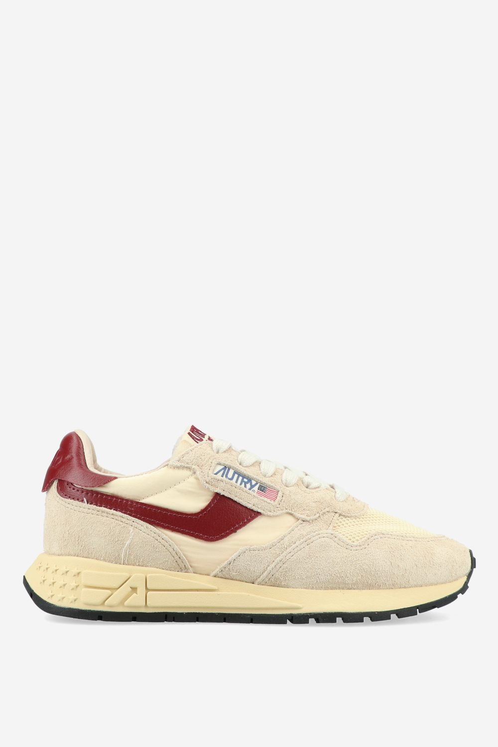 Autry - Reelwind low suede mesh sneakers