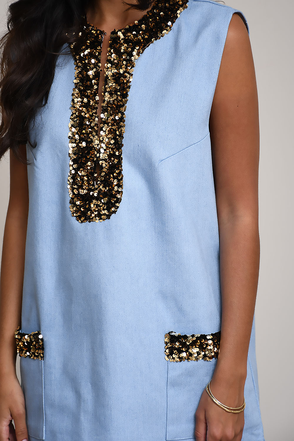 Azul denim minidress