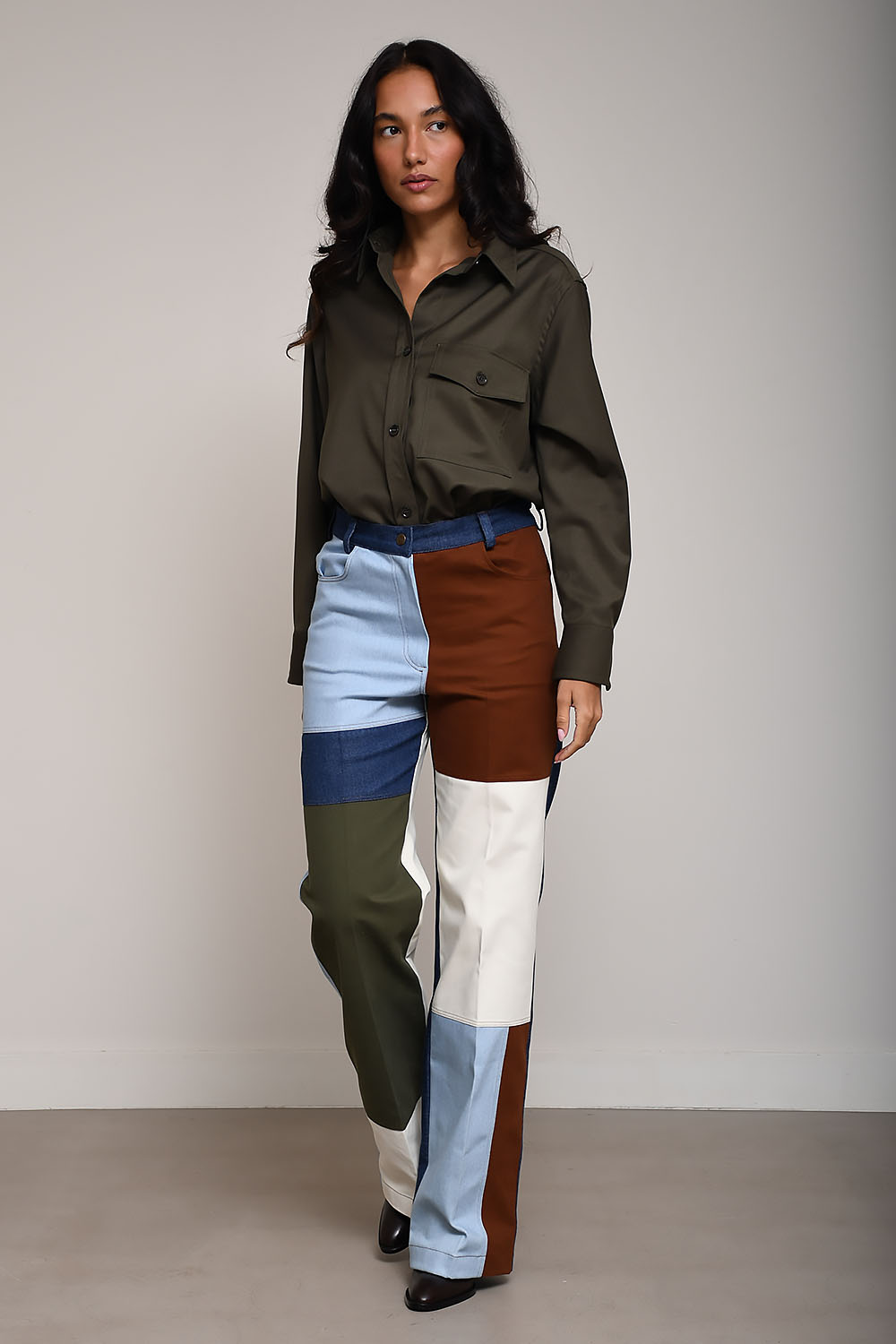 AVDW - Dennis patchwork pantalon