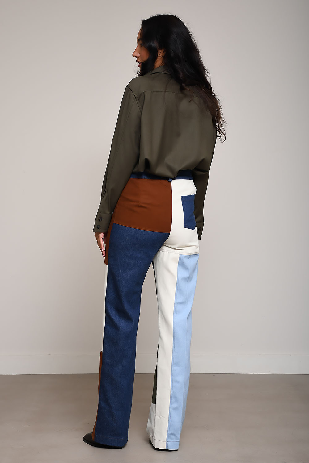 Dennis patchwork pantalon