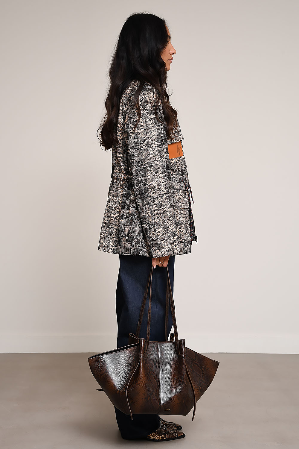 AVDW - Snake printed parka