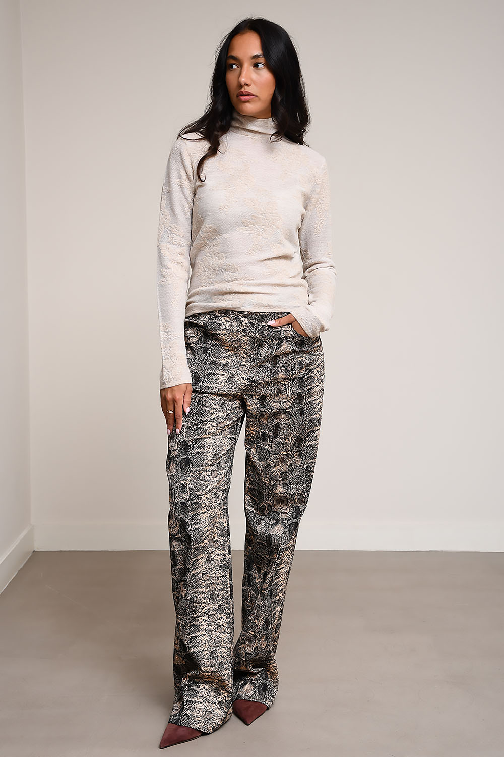 AVDW - Snake fitted pantalon