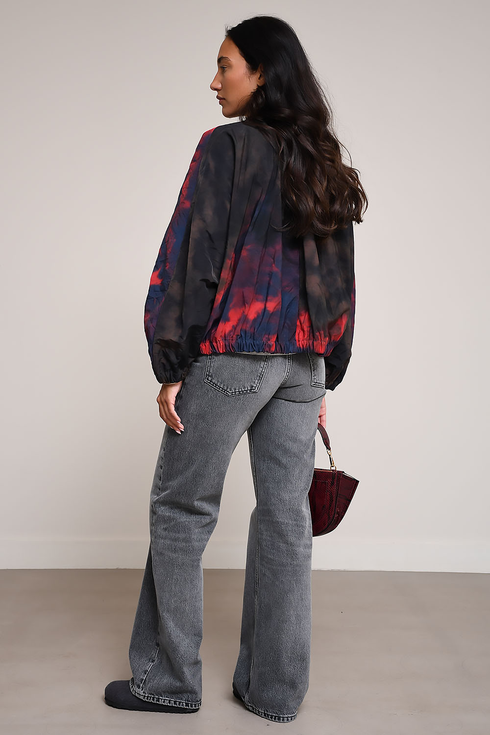 Taffy tie dye bomber