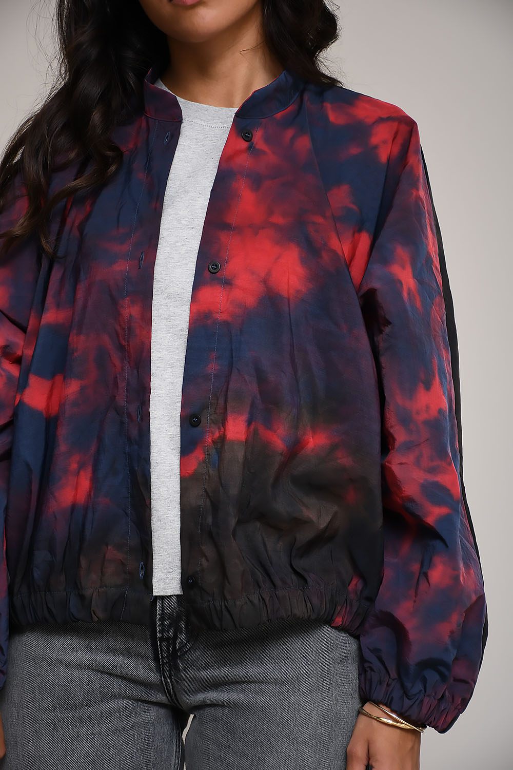 Taffy tie dye bomber