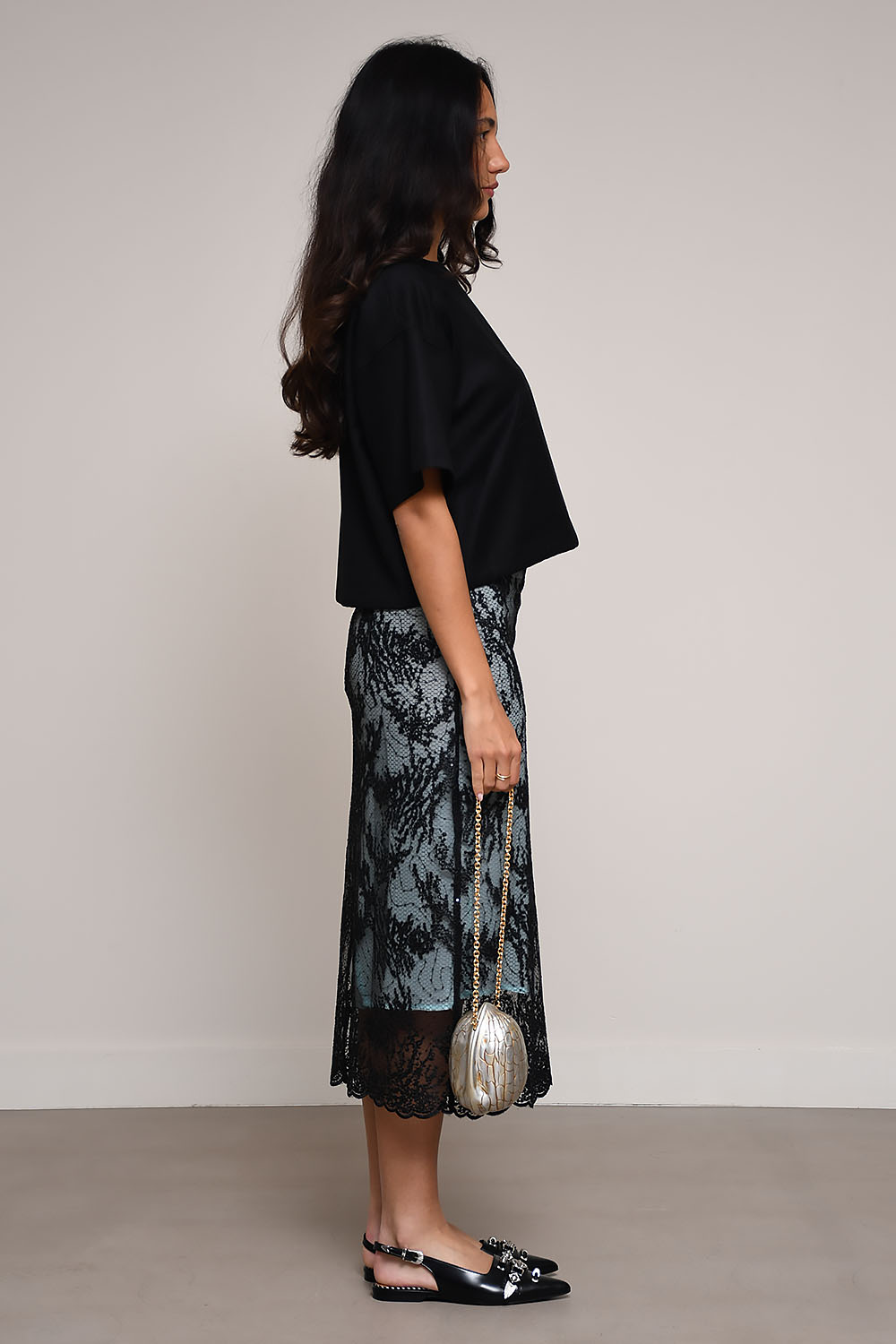 AVDW - Georgia embroiderd midi skirt
