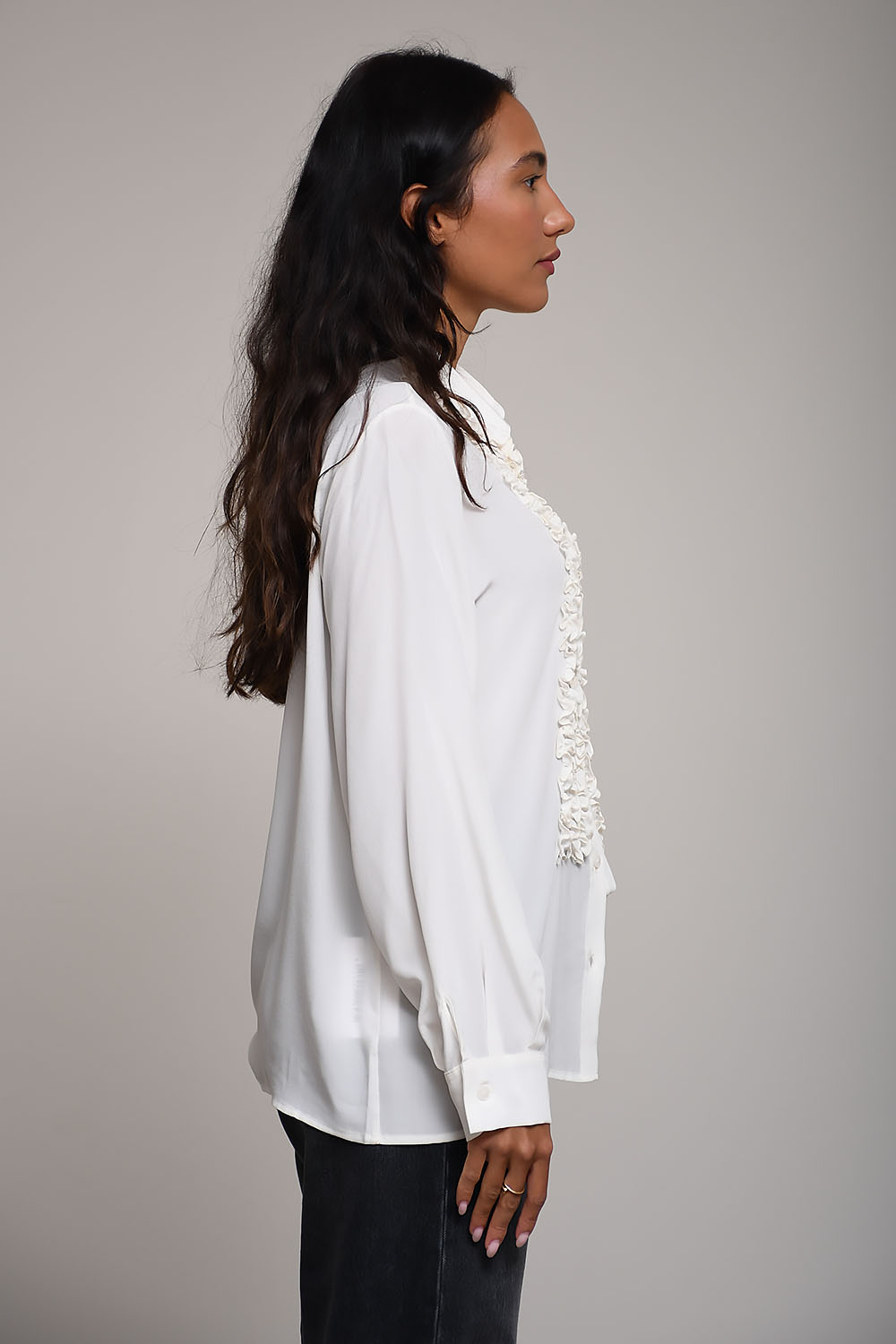 AVDW - Ruffy silk shirt